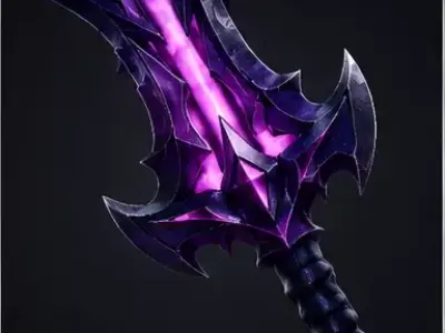 Shadow Lance Low-poly 3D model