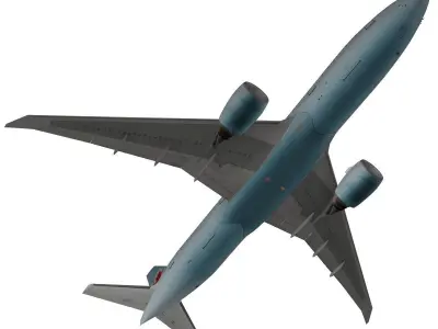 Boeing 777-200LR Air Canada 3D model