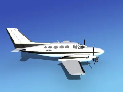 Cessna 425 Conquest I V05 3D model