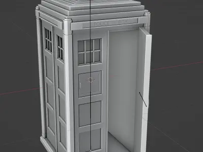 15th Doctor TARDIS Free 3D model