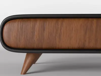 sitting room table Free low-poly 3D model