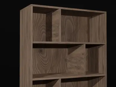 Modern Shelves  Free 3D model