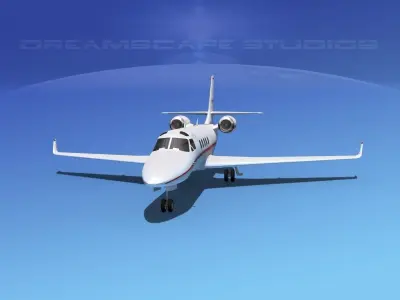 IAI Astra Jet V01 3D model