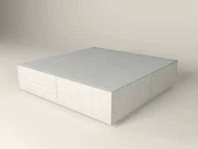 Meridiani - Low Belt Table Free 3D model