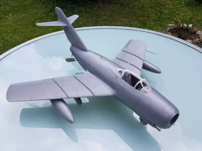 MIG-15 - detailed scale model kit 3D print model