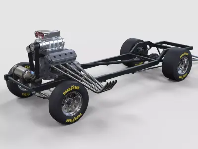 Chassis of Gasser 3D model