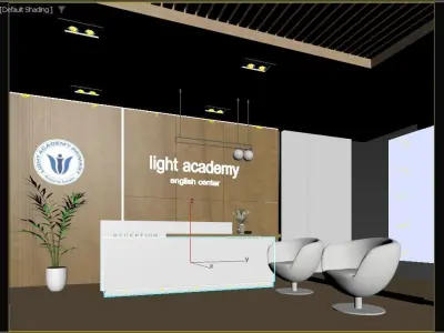 reception hall 3D model