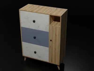 Shoe Storage Drawer Free 3D model