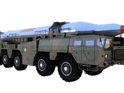 Nodong Missile launch vehicle  3D model