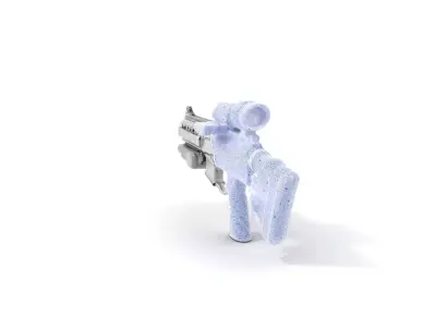 Tactical Black Rifle model pack Low-poly 3D model