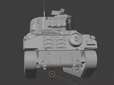 m4a4 Sherman Free 3D print model