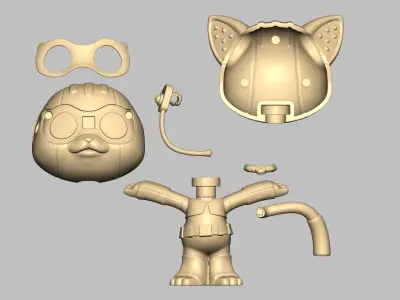 00084 Designed for 3D printing 3D print model