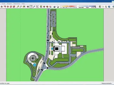 Sketchup Hospital F1 3D model