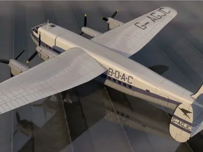 Avro York Mk-1 3D model