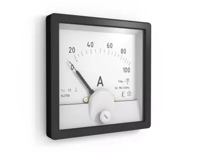 Amperemeter Voltmeter 3D model