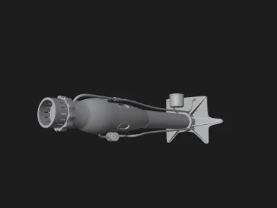Walter HWK 109-509 Rocket Engine 3D print model