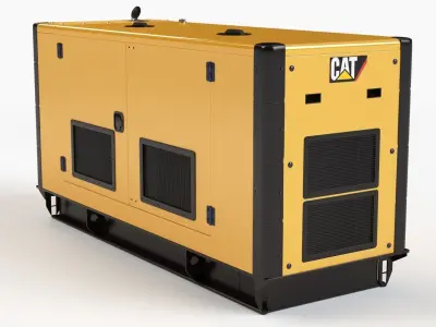 Diesel Generators 01 3D model