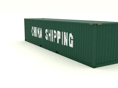 Shipping container China Shipping 3D model