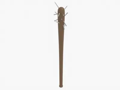 Spiked Bat Low-poly 3D model
