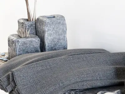 Batroom decor stone soap n2 3D model