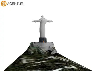 Christ the Redeemer Brasil 3D model