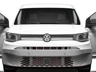 VW Caddy Cargo LWB Valve HQ Interior 2025 3D model