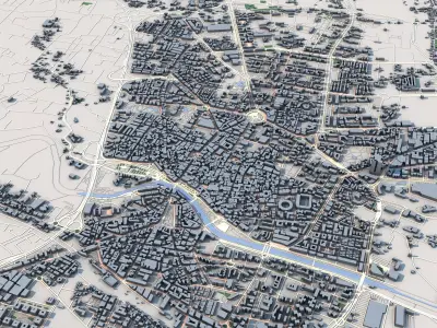 Murcia City Spain 3D model