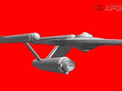 USS Enterprise NCC 1701 3D print model