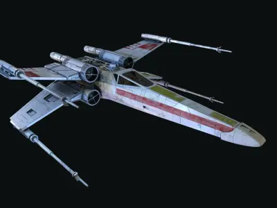 X-WING Star Wars 3D model