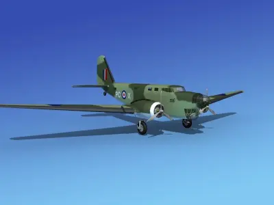 Douglas B-18A Bolo V14 3D model