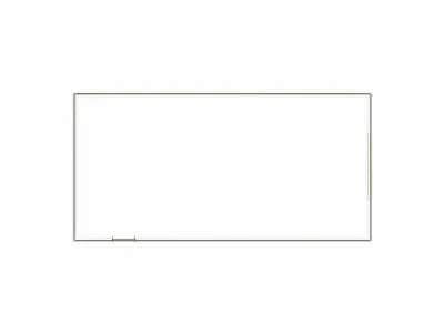 Simple Exterior Sketch by Interior - 501-750 SF - Xactimate 3D model