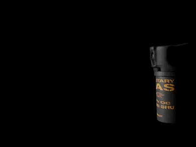 Military Gas pepper gas 50 ml Free 3D model