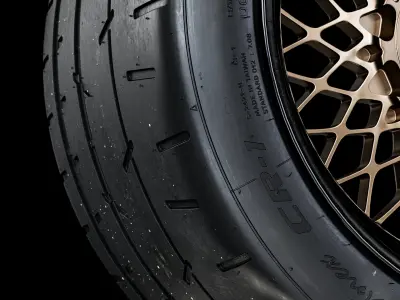 Nankang SemiSlick Sportnex CR1 315 30 R18 3D model