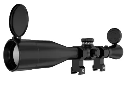 Riflescope 3D model