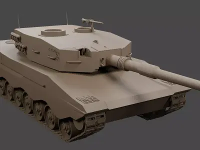 LEOPARD 2A7 Free 3D model