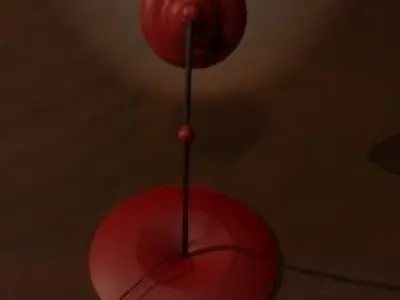 Red Lamp 3D model