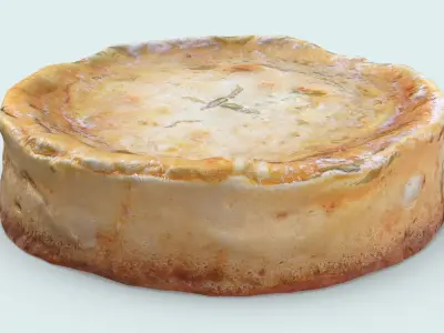 New York Style Cheesecake Classic 3D model