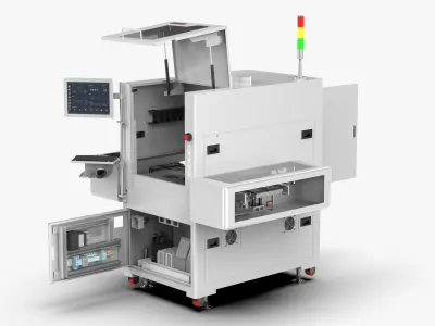 Automatic PCB Board Heating Dispenser Machine 3D model