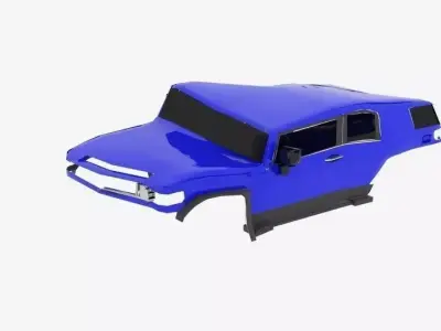 Toyota FJ Cruiser Wreck 3D model