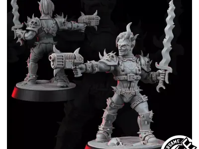 RENEGADES OF EXCESS COMMAND SQUAD 3D model