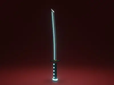 Katana Japanese Sword 3D model