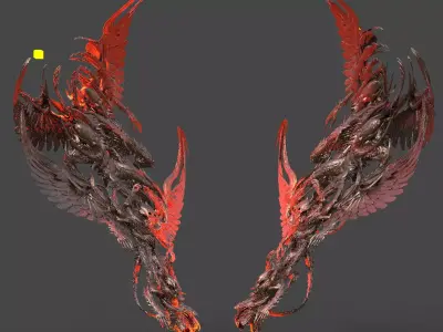 River Styx Throne baroque top 3D model