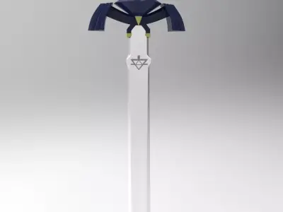 Master Sword  Low-poly 3D model