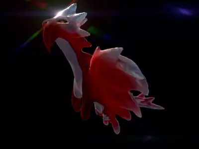 Dragonglare - Dragon Free low-poly 3D model