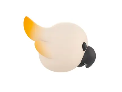 Prop167 Cockatoo Head 3D model