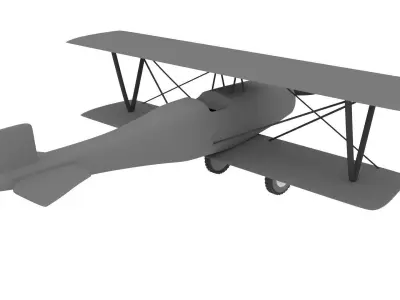 Fixed Wing Plane 3D model