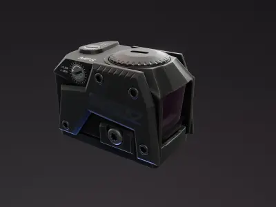 MPS Reddot Sight Low-poly 3D model