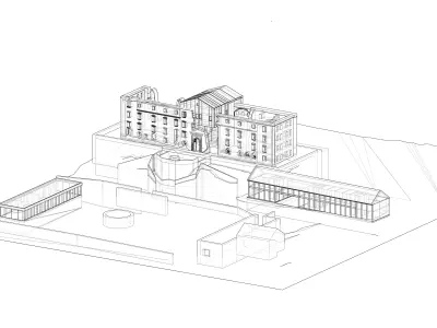 Haasberg Mansion Reconstruction - 3D print model 3D model