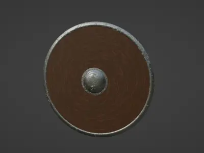Ancient Greek State Shield 3D model