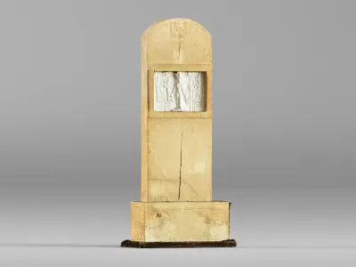 001637 3D Scan of Metternich Stele Ancient Egyptian Inscription 3D model